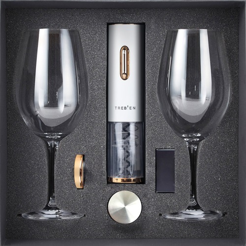 쇼트즈위젤 테이스트 보르도 2P + 충전식 전동 와인 오프너 T-1000 크림 선물세트